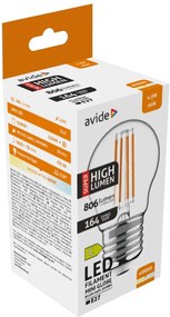 Avide LED Filament Mini Globe 4.9W E27 NW 4000K Super High Lumen