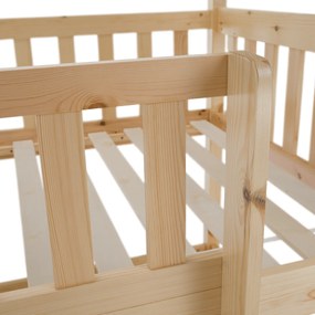 Montessori emeletes ágy, természetes, VENITA TYP 2