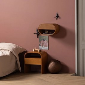 Natúr színű éjjeliszekrény Momo – WOOOD