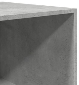 betonszürke szerelt fa ruhásszekrény 80 x 50 x 200 cm