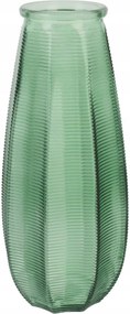 Capella váza zöld üveg elegáns