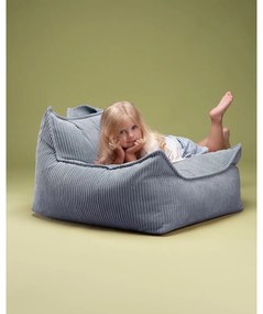 Kék kordbársony gyerek babzsákfotel Chair – Wigiwama