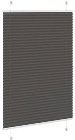 pliszírozott redőny fekete 95x100 cm szövetszélesség 94,4 cm