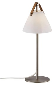 NORDLUX Strap asztali lámpa, nikkel, G9, max. 25W, 16.5cm átmérő, 2020025001