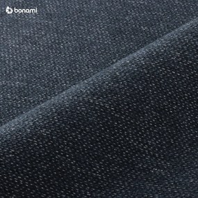 Sötétkék kinyitható sarokkanapé (variálható) Nihad – Bobochic Paris