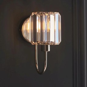 Endon glamour modern fali lámpa berenice nikkel átlátszó end104109