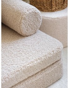 Világosbarna buklé gyerek kanapé 132 cm Settee – Wigiwama