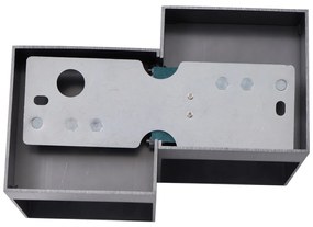 Modern fali lámpa, antracit, 2 fényforrás - Transfer Double