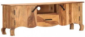 tömör fa TV-szekrény 115 x 30 x 42 cm