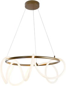 ZUMA LINE 20006PL-GD BALBO Modern Led Függesztett Lámpa Arany LED IP20