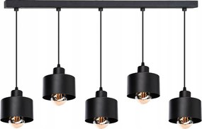 Mennyezeti függőlámpa zsiráf Loft 5 Fekete Led mennyezeti lámpa asztal fölé