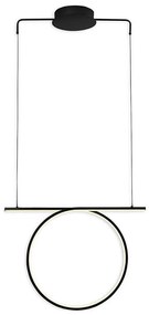 LED csillár kábelen ODETTA LED/30W/230V 4000K fekete