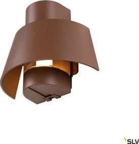 SLV 1007581 PHOTONI Modern Kültéri Fali Lámpa Rozsdás E27 IP55
