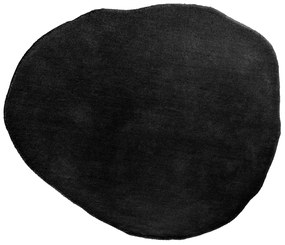 Organic Round szőnyeg közepes fekete