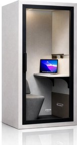 INBOX akusztikai irodai fülke 1 személyes, 2100 × 1100 × 900 mm