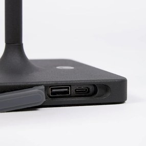 Szabályozható kültéri USB lámpa Aluney – Kave Home