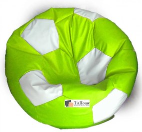 Babzsák focilabda XXL TiaHome - Fehér piros