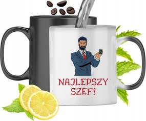 Mágikus Bögre Főnöknek Színváltós, fényképes nyomattal