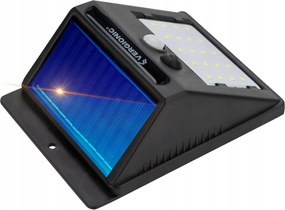 Napelemes led lámpa mozgás- és szürkületérzékelő kültéri kerti 20 led