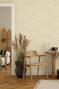Holden Decor Wanderlust Posidonia okkersárga korallos vlies tapéta – 92043