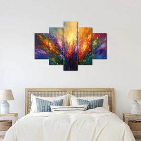 Kép - A virágok absztrakciója (150x105 cm)