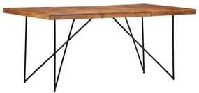 Tömör akácfa étkezőasztal 180 x 90 x 76 cm