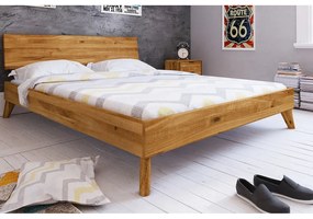 Tölgyfa franciaágy 180x200 cm Greg 1 - The Beds