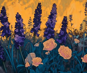 Poszter 60x50cm Aranykert