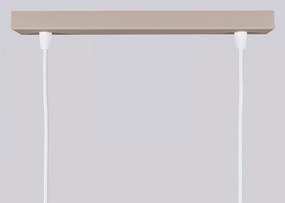 Szürkésbarna fém függőlámpa Gleam – Sollux