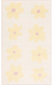 Sárga-elefántcsont színű gyerek szőnyeg 80x150 cm Dazzy Vanilla – FD