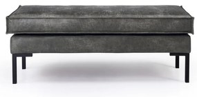 Rate sötétszürke műbőr lábtartó - Scandic