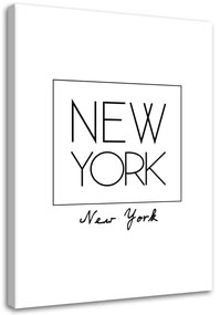 Gario Vászonkép New york city felirat Méret: 40 x 60 cm