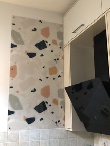 Wallplex konyhahátfal Terazzo (Méret: 60x300)