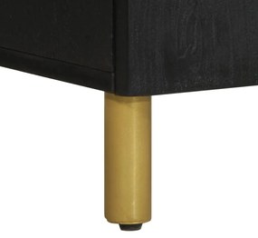 fekete szerelt fa tálalószekrény 40 x 33 x 75 cm