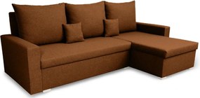 MONDI Kinyitható sarokkanapé Barna