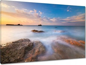 Vászonkép 90x60 Naplemente Tenger Égbolt