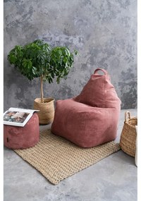 Mustársárga kordbársony babzsákfotel Play Amuse – SLOWDOWN