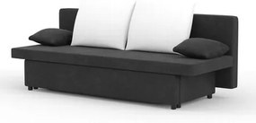 SONY II kinyitható kanapé Fekete-fehér