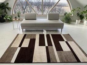 Comfort 4738 barna modern szőnyeg 40x70 cm