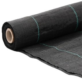 Fekete PP talajtakaró membrán 2x25 m