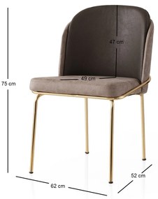 Étkezőszék szett (2 db) Dore - 129 V2