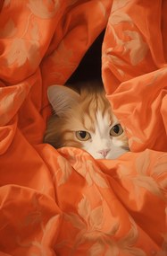 Poszter 56,6x86,4cm Rejtett macska