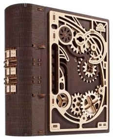 Ugears - 3D fából készült mechanikus kirakós Titkok könyve