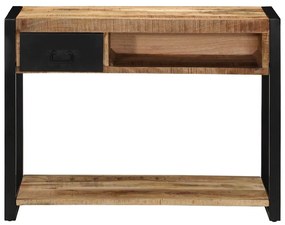 tömör nyersfa mangófa tálalóasztal 100 x 35 x 75 cm