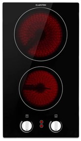 Klarstein EasyCook Domino, üvegkerámia főzőlap, 3000 W, forgó szabályozó, fekete