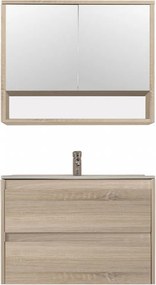 Porto 80 komplett fürdőszoba bútor sonoma tölgy színben