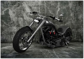 Poszterek 100x70 Klasszikus chopper motor