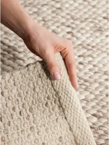 Bézs-natúr színű kézi szövésű gyapjú szőnyeg 160x230 cm Lyon Beans – Elle Decoration