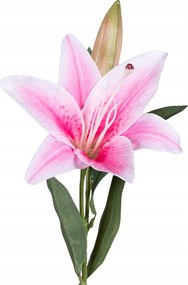 Liliom ág rózsaszín natural touch művirágok, mint az élő