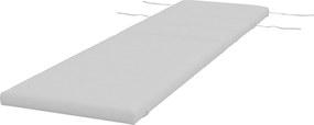Outsunny Napernyő párna 196x63x6 cm Vászon napernyő matrac vízálló anyagú ülő- és háttámlap párnával Kert, Terasz, Erkély Világosszürke | Aosom